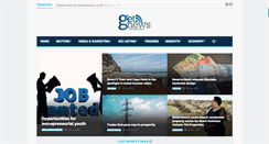 Desktop Screenshot of getnews.co.za